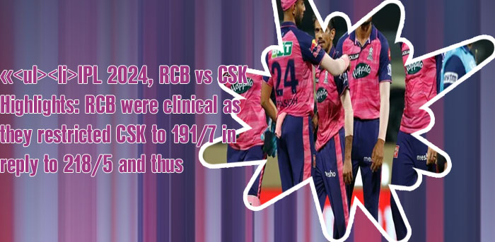 Tomorrow in ipl